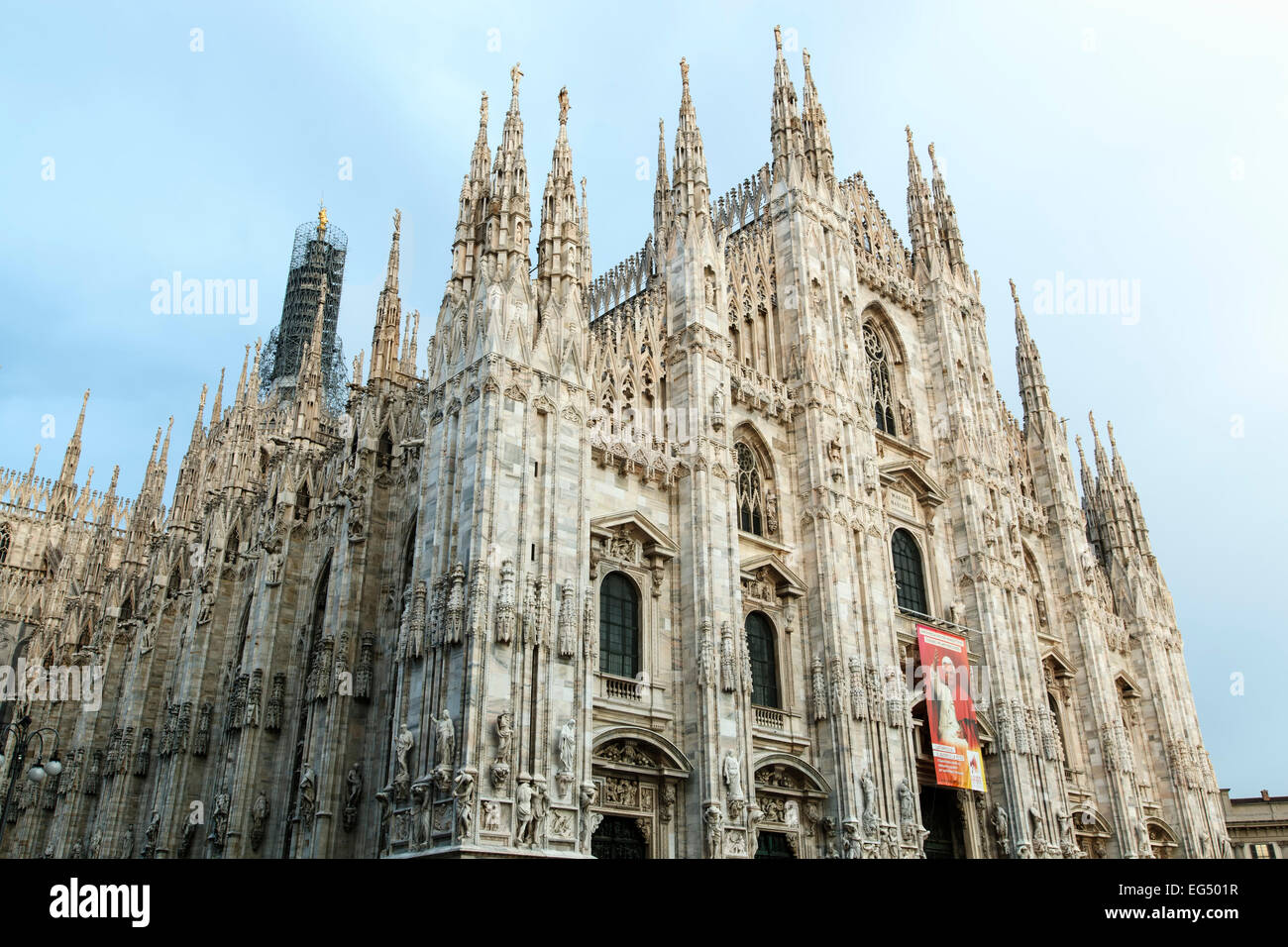 Duomo di Milano, Piazza Duomo, Milano, Italia Foto Stock