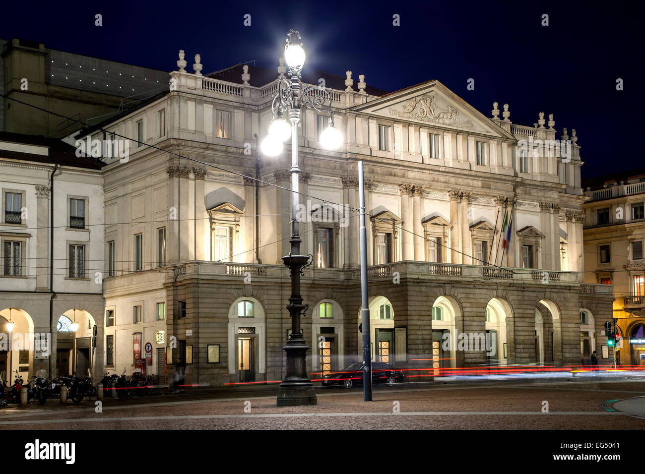 Teatro La Scala di Milano, Italia Foto Stock