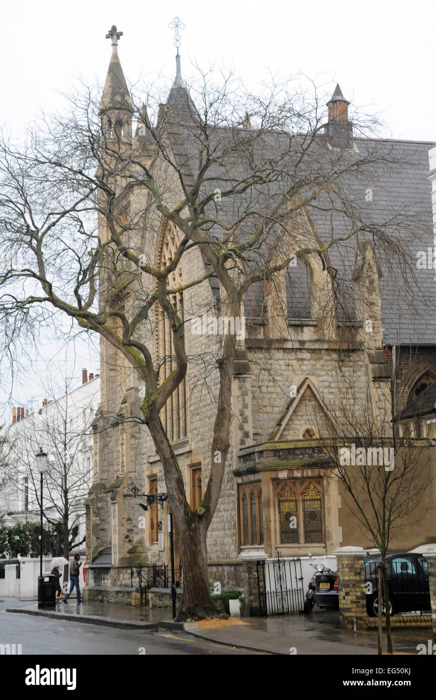 Londra, UK, 16 febbraio 2015, San Marco Chiesa Ortodossa Copta Kensington Foto Stock