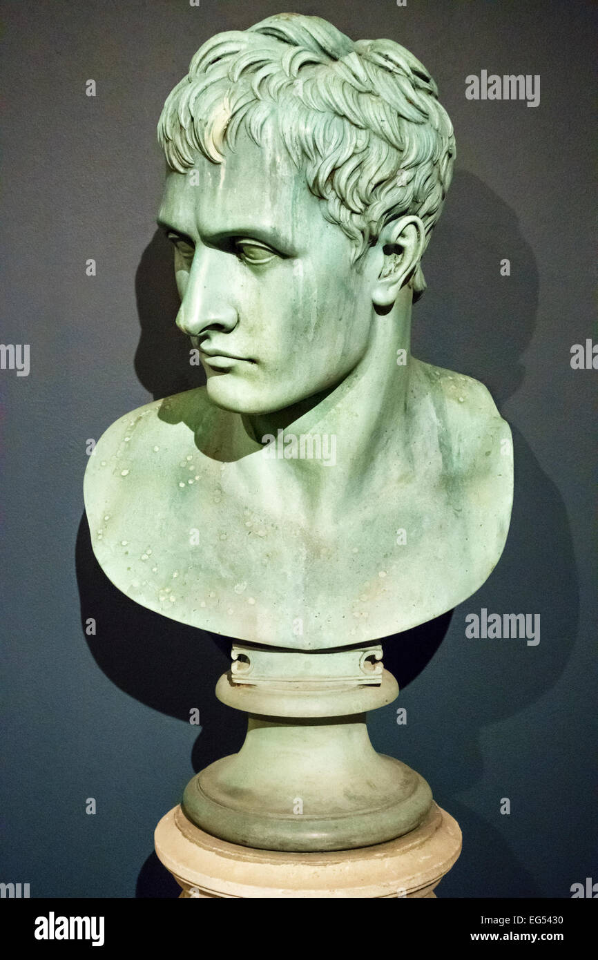 Busto Di Napoleone Bonaparte In Pietra Artificiale | Statua Decorativa 13 Cm - Foto 2