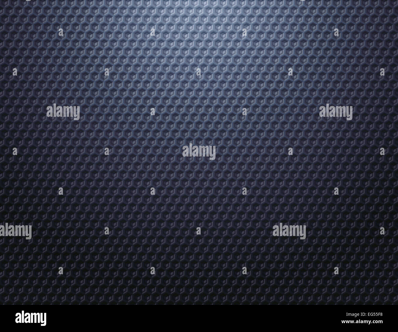 Cellule di carbonio dello sfondo. Blu scuro grigio metallo modello a griglia wallpaper Foto Stock