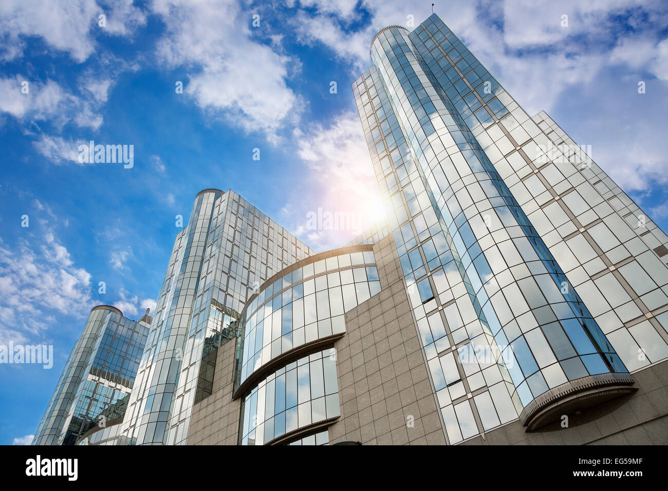 Bruxelles, Parlamento europeo Foto Stock