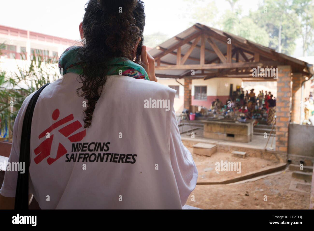 Chirurgia d'emergenza progetto presso l'Ospedale Generale di MSF di Bangui ,Repubblica Centrafricana ,l'Africa Foto Stock