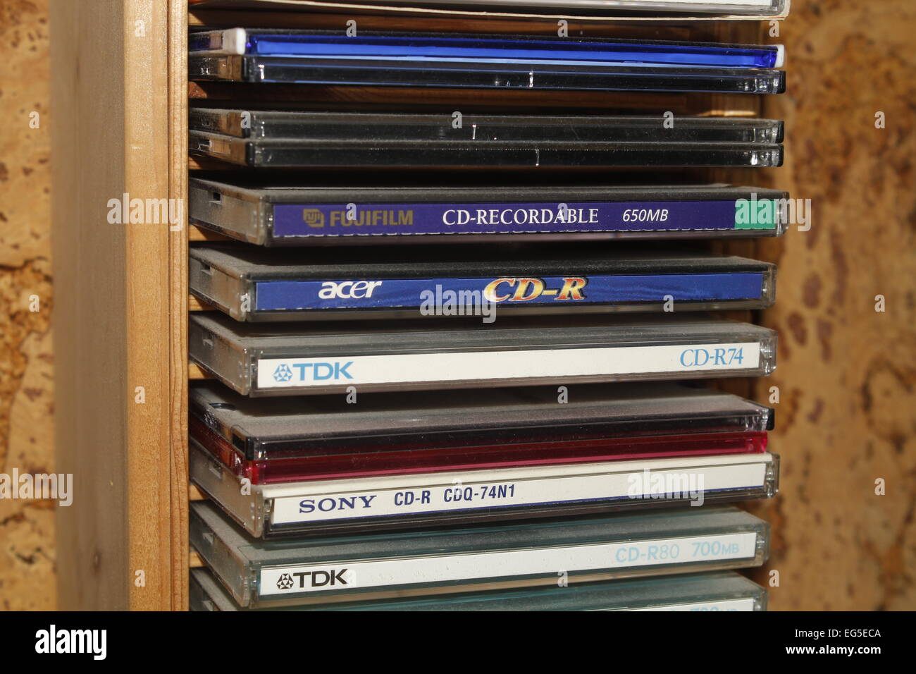 vecchio CD-ROM Foto Stock