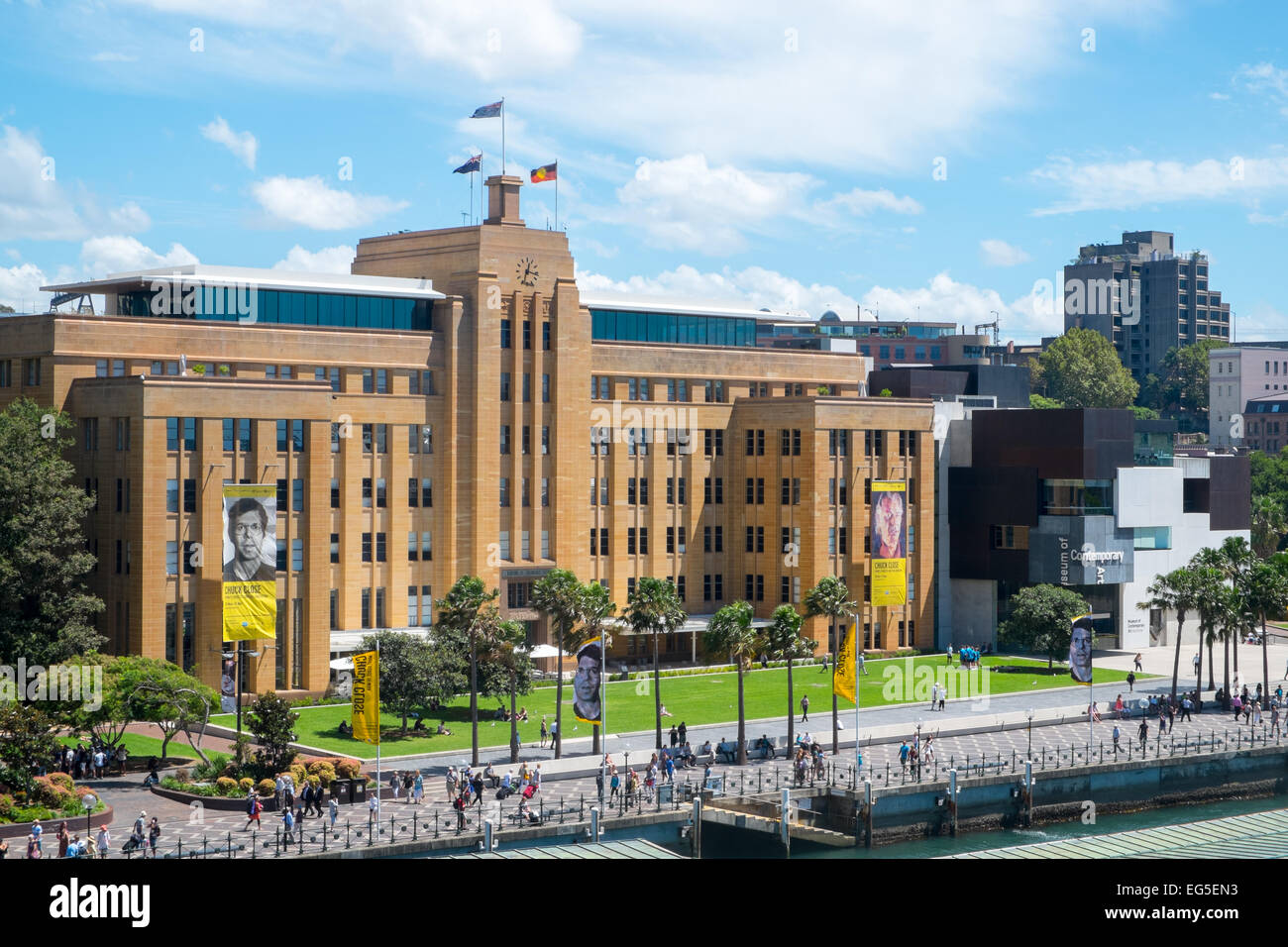 Museum of Contemporary Art Australia, Circular Quay, centro di Sydney, Australia Foto Stock