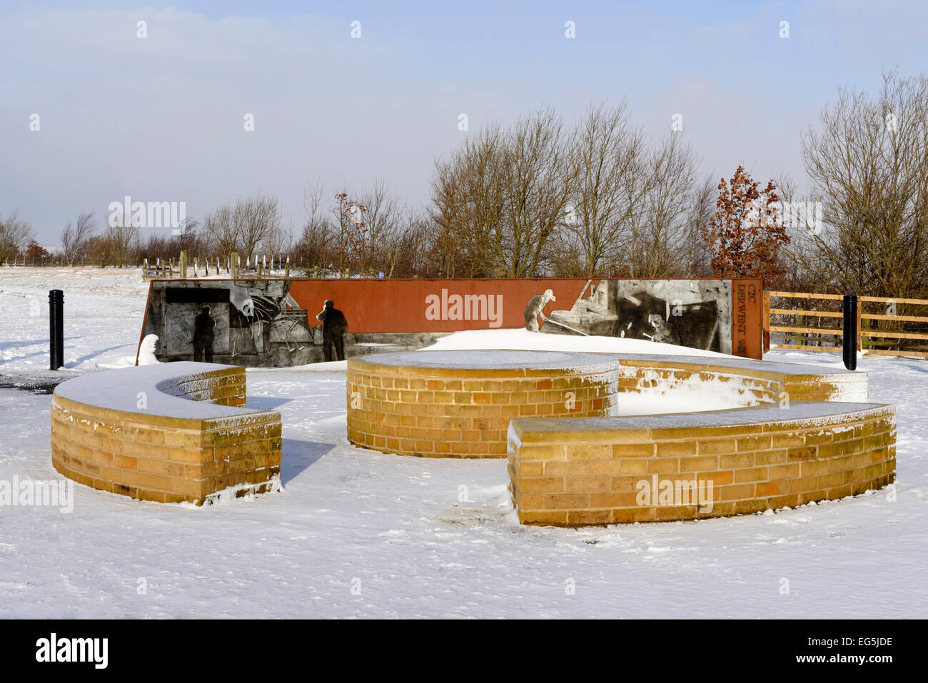 Fawcett Park Consett Foto Stock