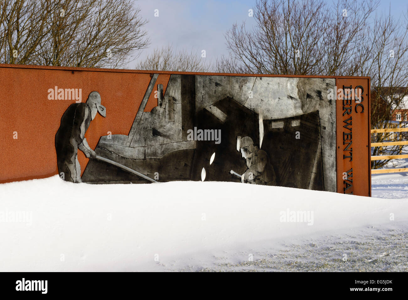 Fawcett Park Consett Foto Stock
