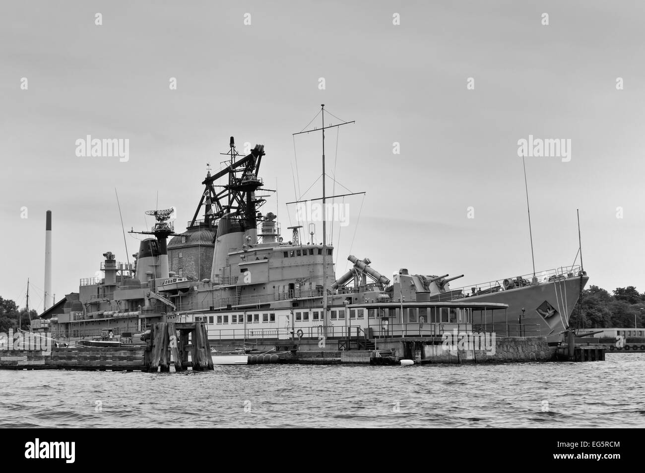 Copenhagen, Danimarca - 5 Agosto 2010: fregata "Peder Skram' - questa nave da guerra è stato lanciato può 2,1965, commissionato maggio 25,1966 e Foto Stock