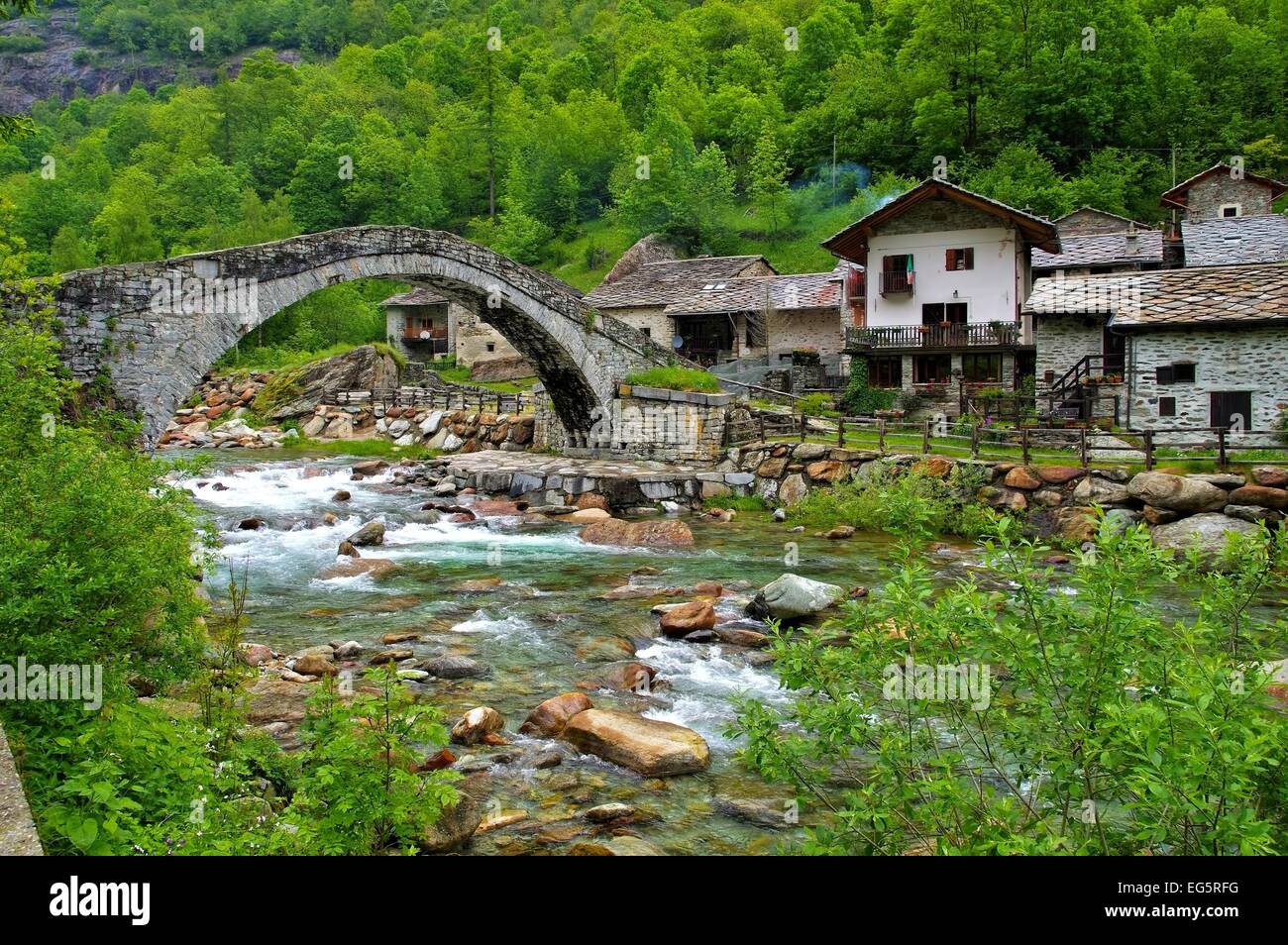 Fondo Bruecke - Fondo ponte 01 Foto Stock