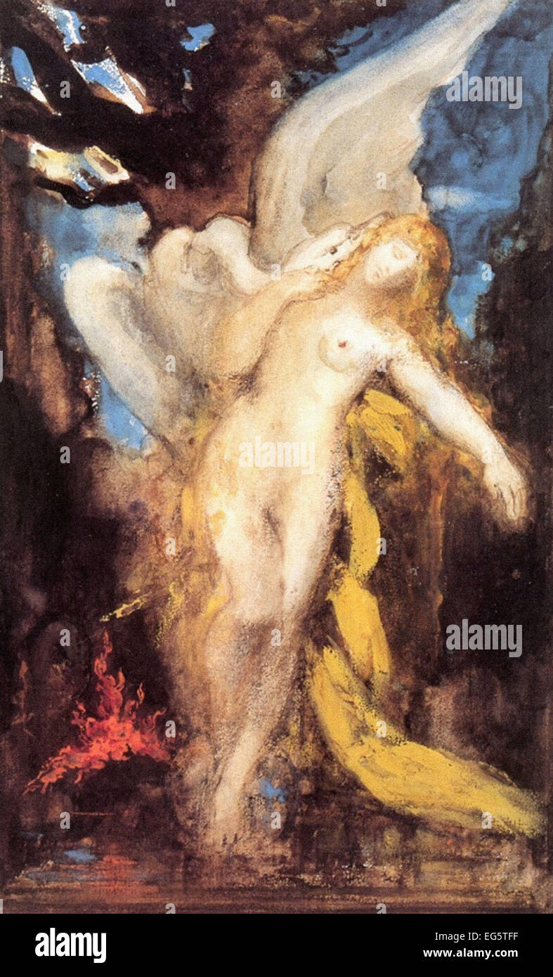 Gustave Moreau Leda 1 Foto Stock