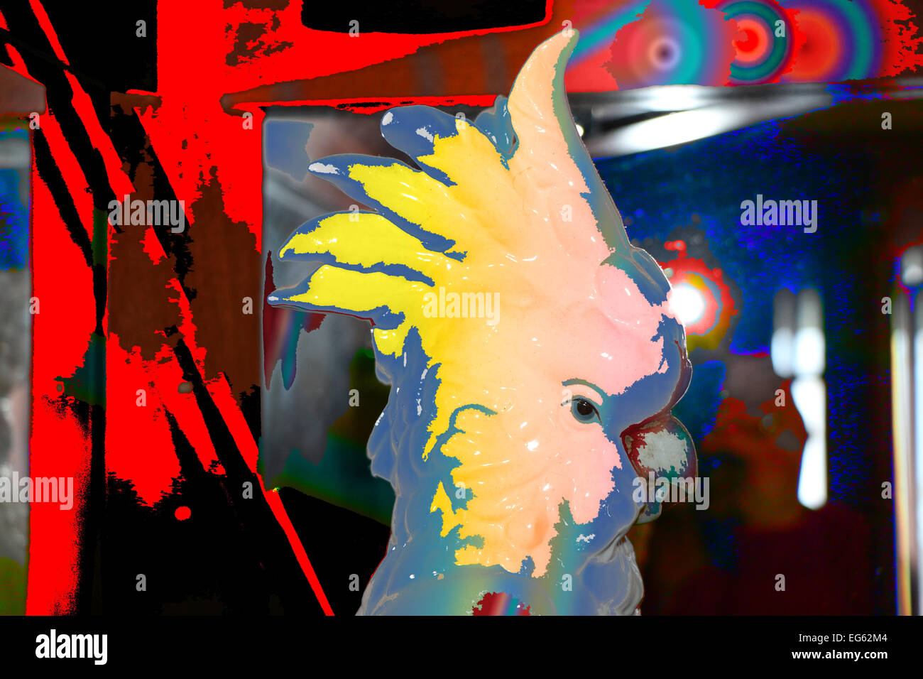 1;abstract parrot;abstract pappagalli;;animale animali;bird;uccelli;close up;chiudere ups;close-up;close-up;closeup;approfondimento;colore Foto Stock