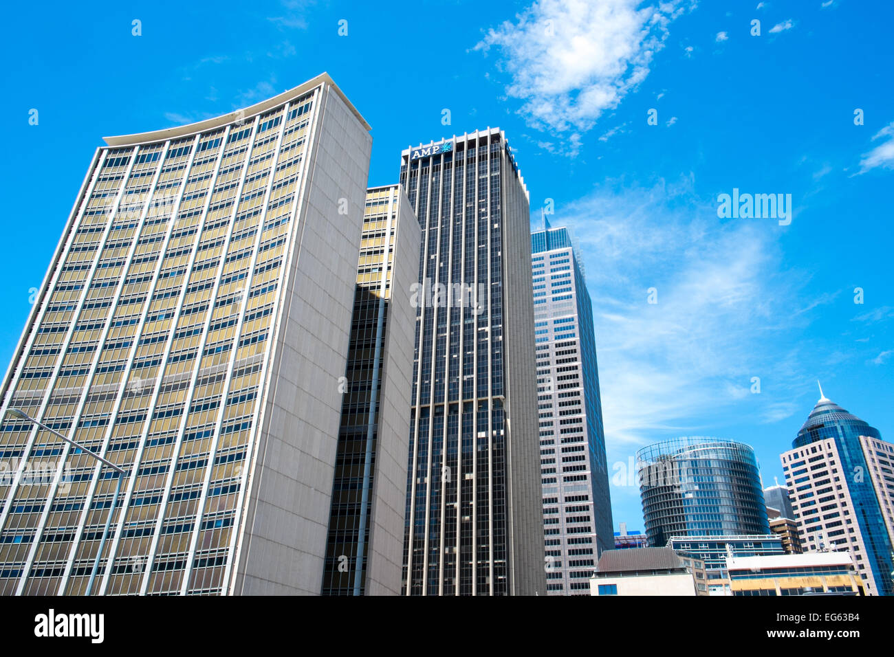 Elevato aumento edifici per uffici a Sydney Circular Quay precinct,l'australia Foto Stock