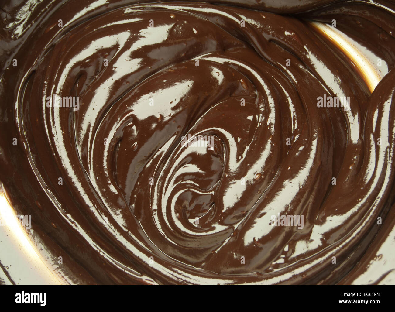 Turbinio del cioccolato Foto Stock