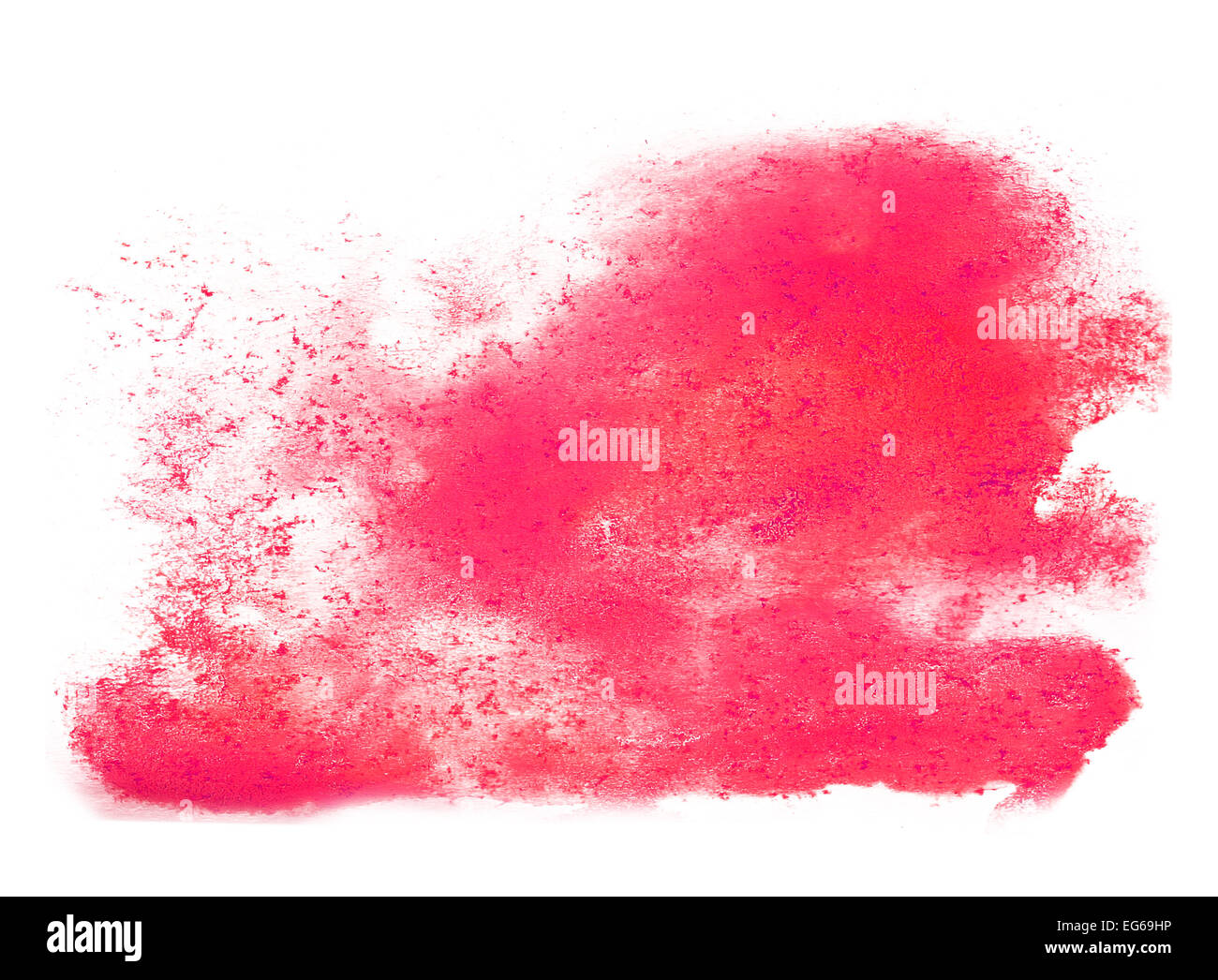 Corsa di astratta inchiostro pennello Acquerelli acqua colore rosso splash dolore Foto Stock