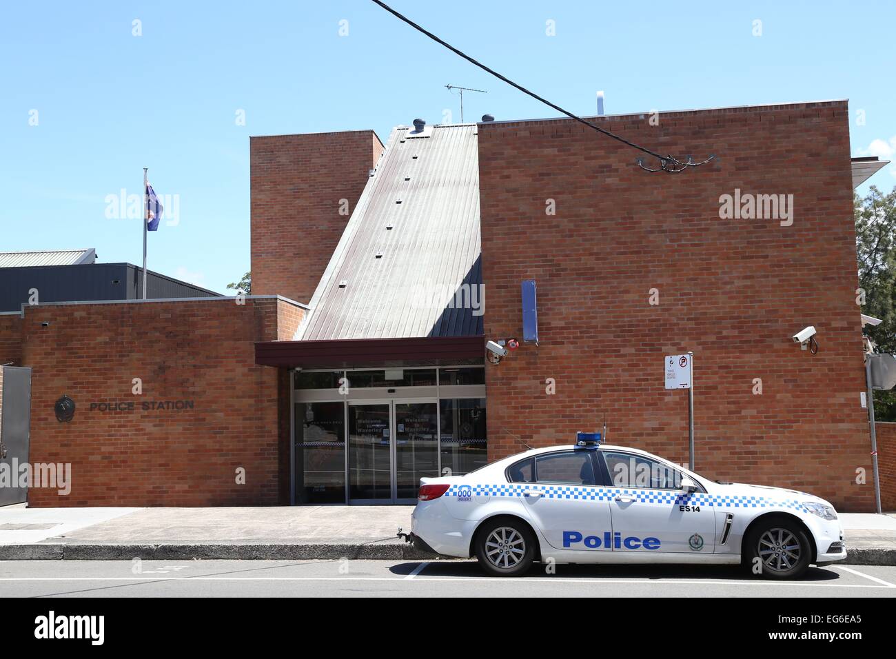 Sobborghi Orientali Area locale di comando in base alla polizia di Waverley Station, 153 Bronte Road, Waverley NSW 2024. Credito: Richard Milnes/ Foto Stock