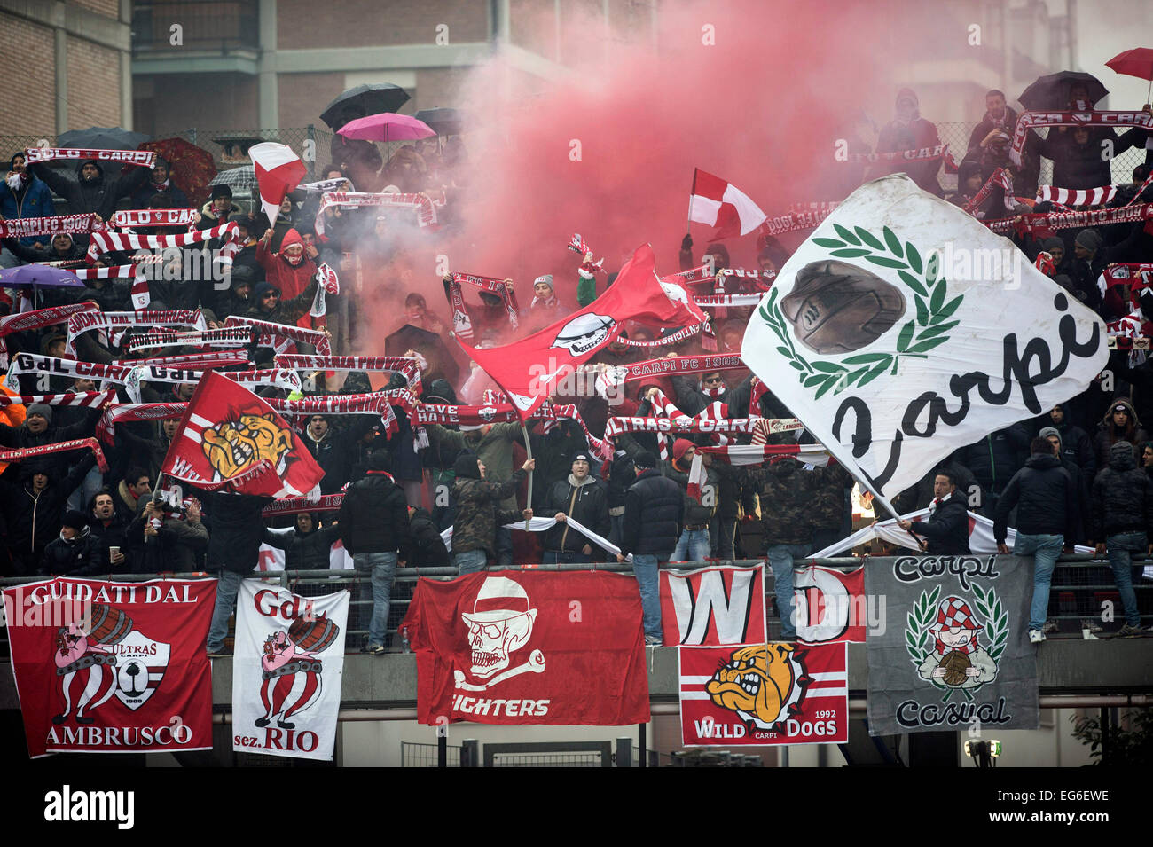 Carpi, Italia. 22 de mayo de 2015. Serie B Trofeo Football/Soccer : Italiano  'Serie B' coincidencia entre Carpi FC 0-0 Catania en el Stadio Sandro  Cabassi en Carpi, Italia . © Maurizio