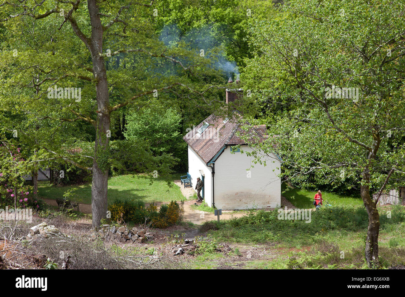 Il Cloud Hill TE Lawrence's cottage in Dorset Foto Stock