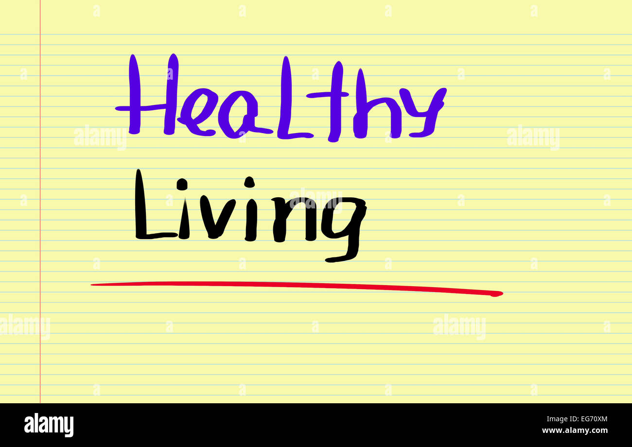 Uno stile di vita sano concetto Foto Stock