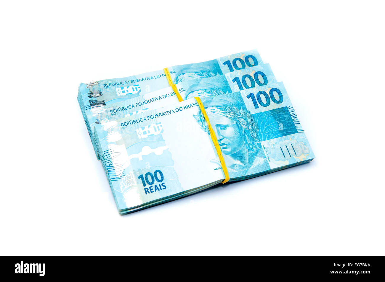 100 BRL - valuta brasiliana Foto Stock