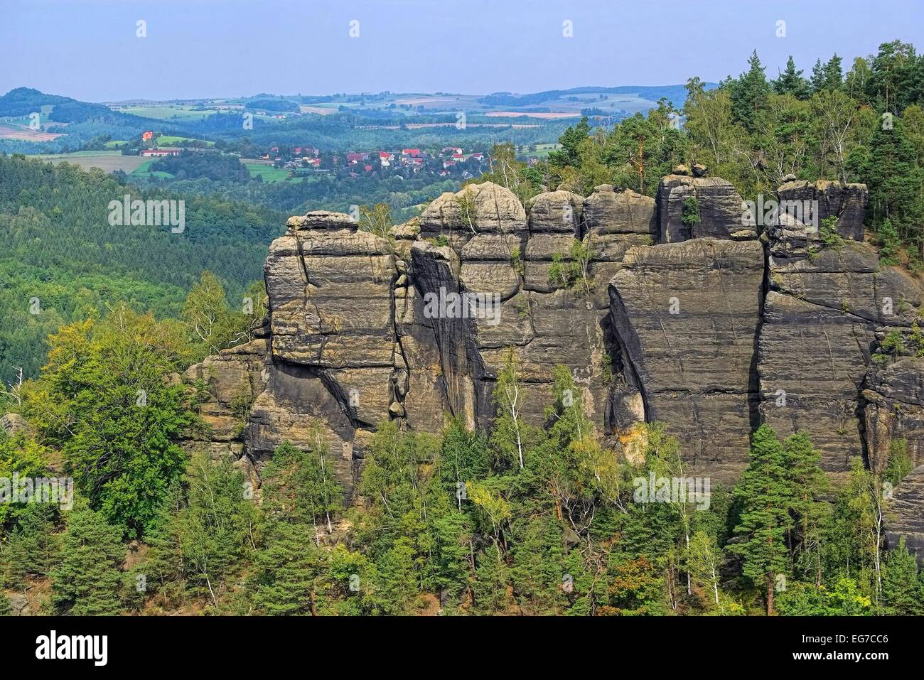 Affensteine - Montagne Affensteine 06 Foto Stock