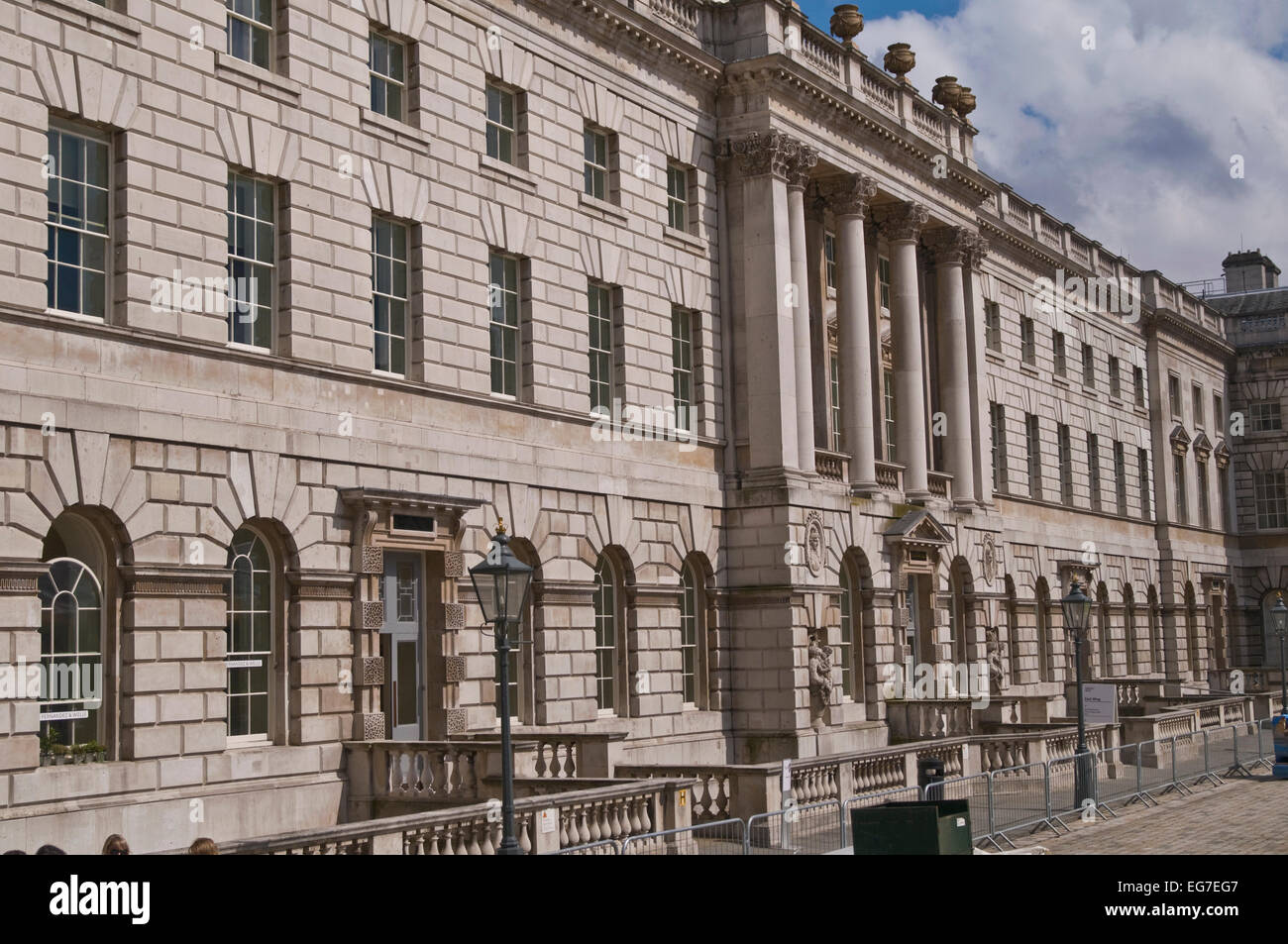 Somerset House di Londra in estate Foto Stock