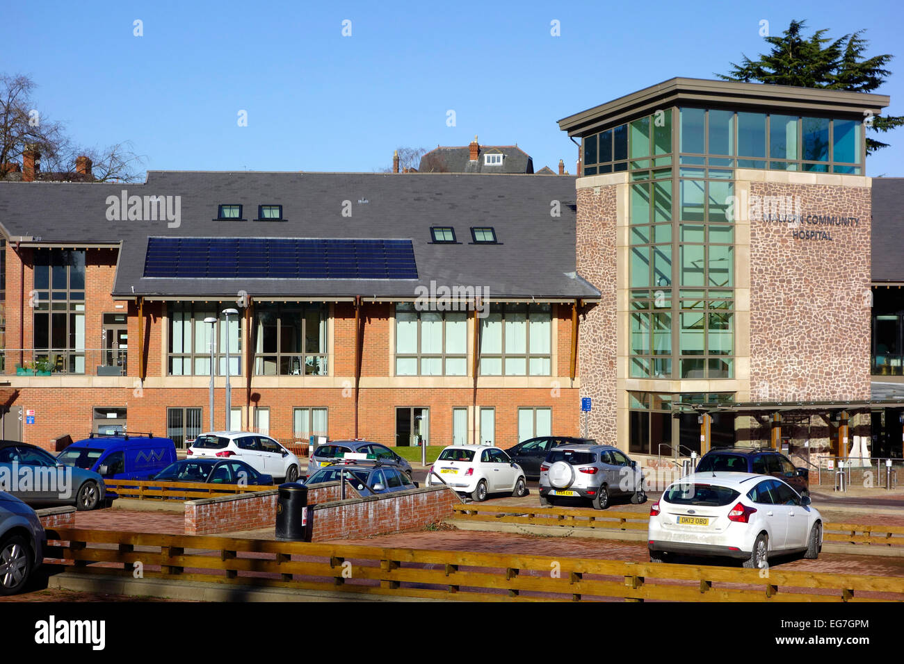 Malvern NHS Comunità Ospedale, Worcester Road, Link Malvern, Worcestershire, England, Regno Unito Foto Stock