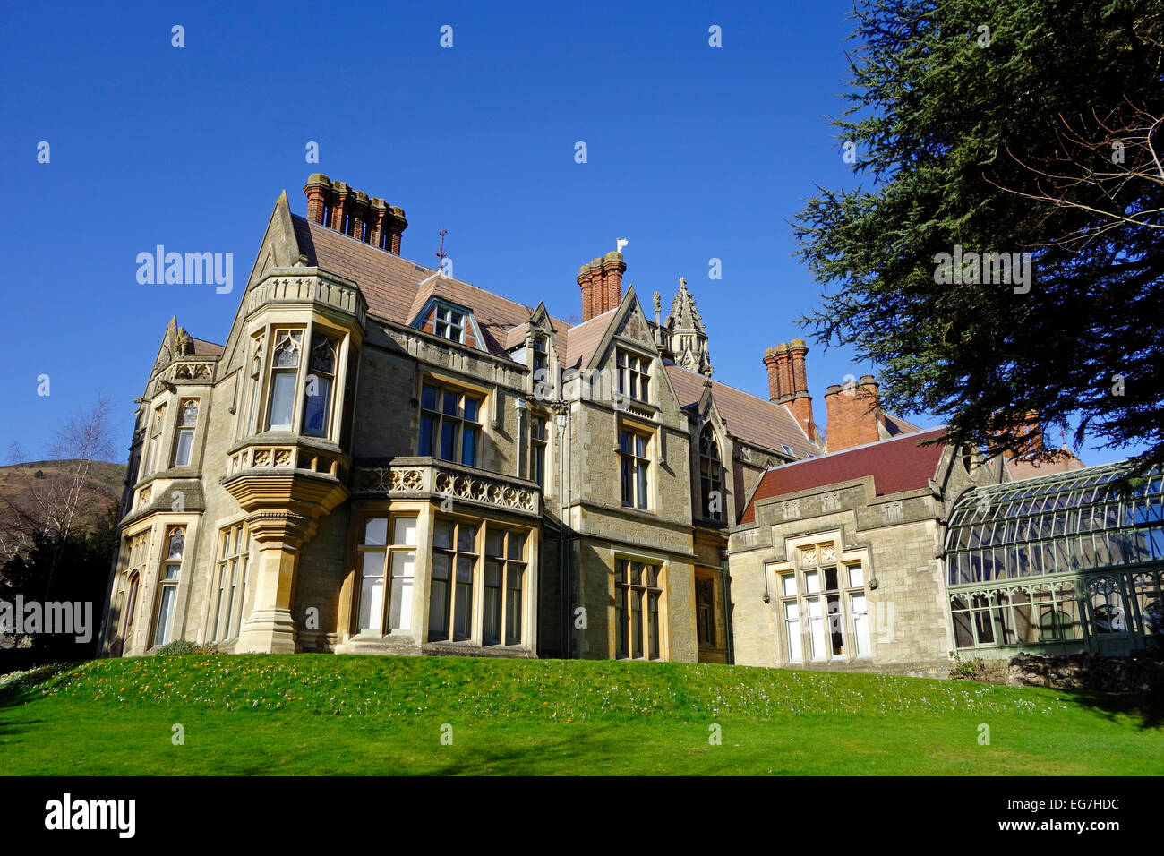 Malvern Hills District Consiglio casa Consiglio, Priory Park, Great Malvern, Worcestershire, England, Regno Unito Foto Stock