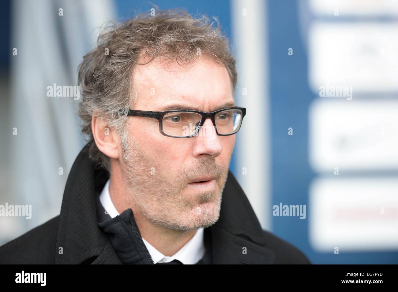 Laurent Blanc - 14.02.2015 - Paris Saint Germain/Caen - 25eme journee de Ligue 1.Photo : Andre Ferreira/Icona Sport Foto Stock