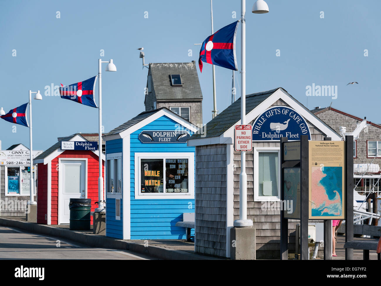 Biglietto Excusion cabine, a Provincetown, Cape Cod, Massachusetts, STATI UNITI D'AMERICA Foto Stock