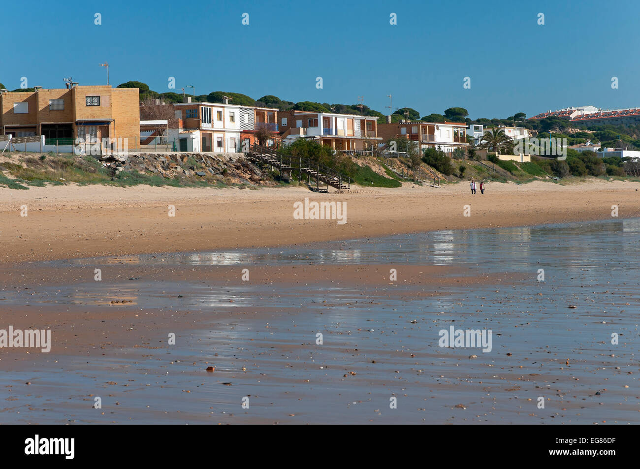 Spiaggia di Mazagon, Mazagon Huelva e provincia, regione dell'Andalusia, Spagna, Europa Foto Stock