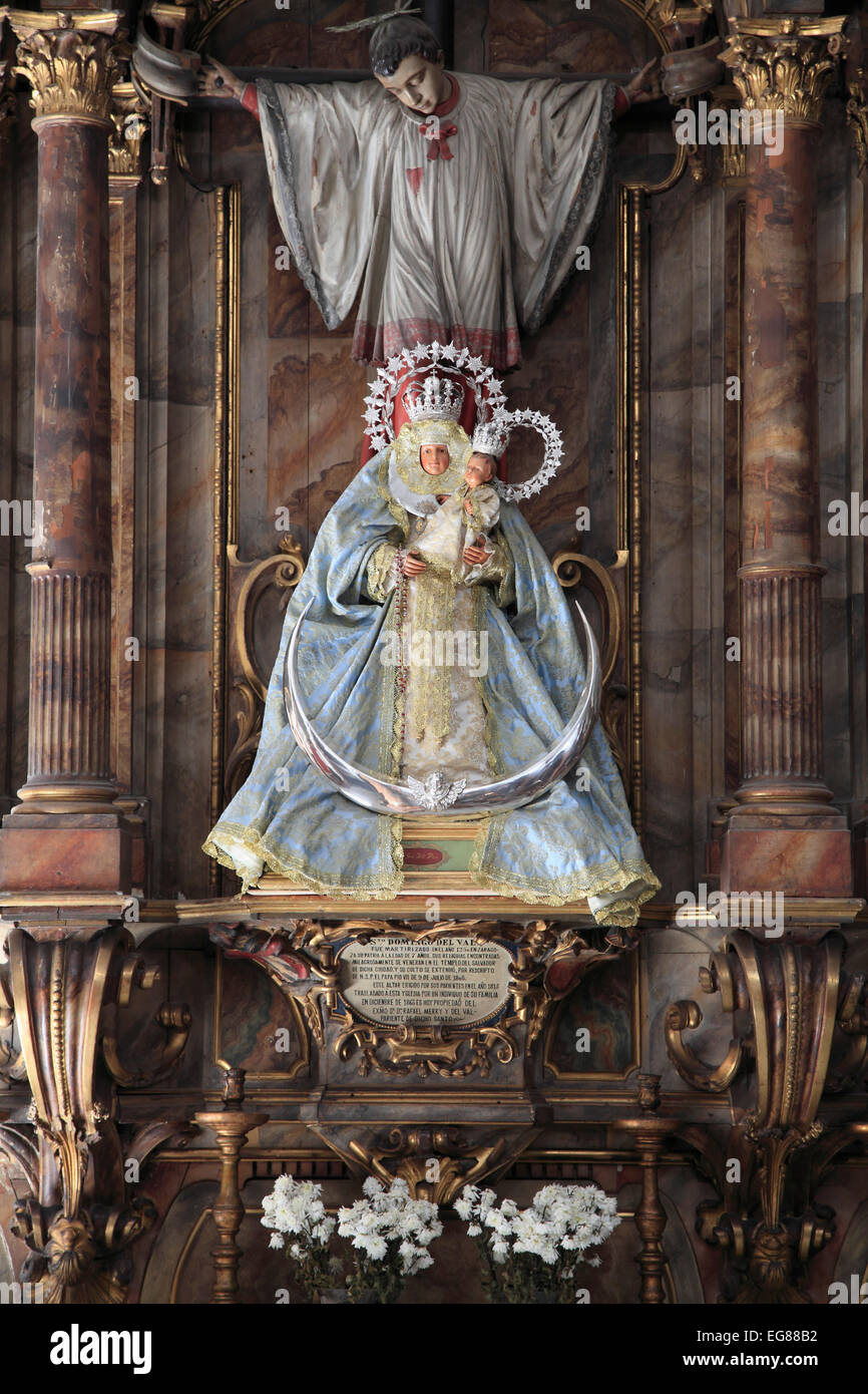 Spagna, Andalusia, Siviglia, Parroquia de San Nicolas de Bari, chiesa, interna Foto Stock