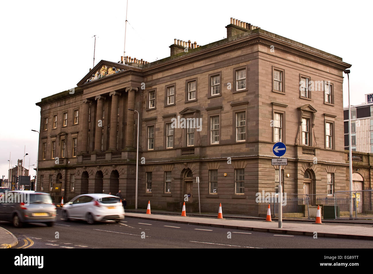 Scozia, Regno Unito, 19 febbraio, 2015. Patrimonio: Dundee edifici del patrimonio sotto la minaccia. Dundee Heritage Trust, una carità che è proprietaria di Dundee è che le principali attrazioni turistiche e il consiglio della città sono la vendita fuori e storici edifici elencati alle grandi imprese per i loro progetti di sviluppo. Credito: Dundee fotografico/Alamy Live News Foto Stock