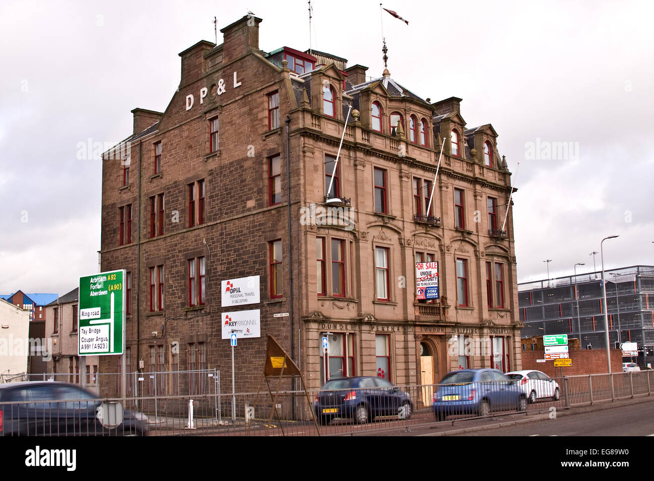 Scozia, Regno Unito, 19 febbraio, 2015. Patrimonio: Dundee edifici del patrimonio sotto la minaccia. Dundee Heritage Trust, una carità che è proprietaria di Dundee è che le principali attrazioni turistiche e il consiglio della città sono la vendita fuori e storici edifici elencati alle grandi imprese per i loro progetti di sviluppo. Credito: Dundee fotografico/Alamy Live News Foto Stock
