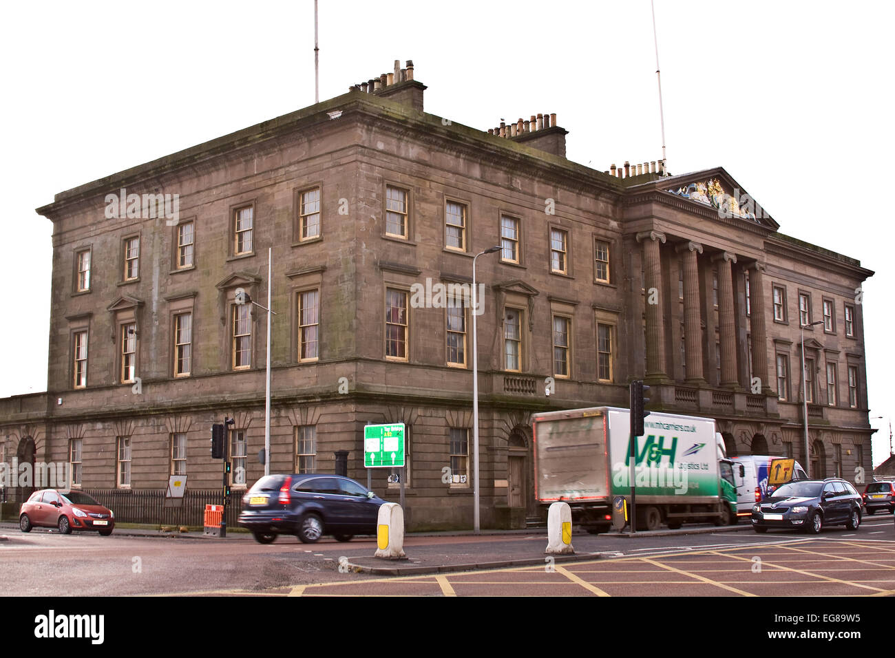 Scozia, Regno Unito, 19 febbraio, 2015. Patrimonio: Dundee edifici del patrimonio sotto la minaccia. Dundee Heritage Trust, una carità che è proprietaria di Dundee è che le principali attrazioni turistiche e il consiglio della città sono la vendita fuori e storici edifici elencati alle grandi imprese per i loro progetti di sviluppo. Credito: Dundee fotografico/Alamy Live News Foto Stock
