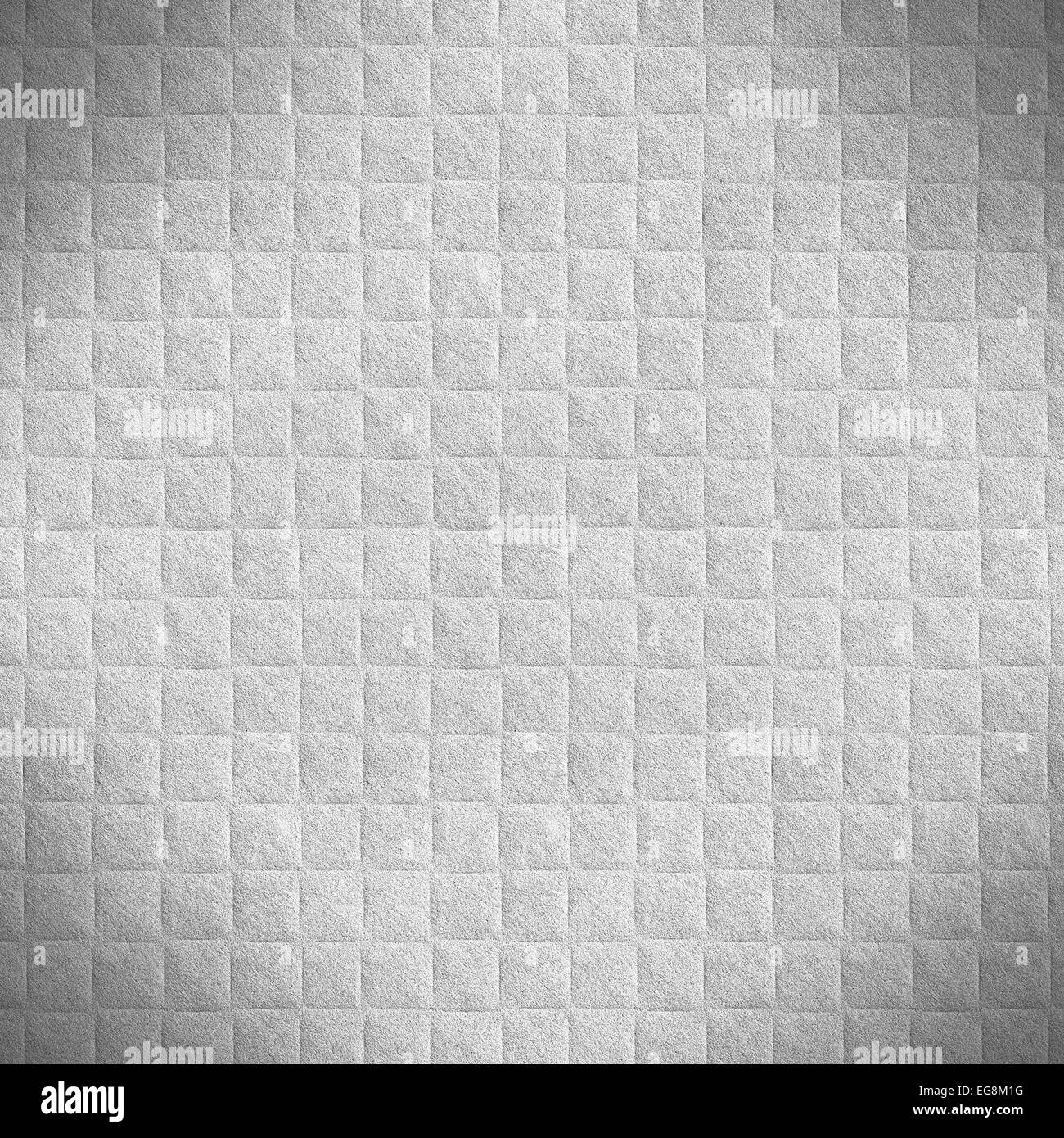Bianco sfondo anstract o quadrato grigio texture pattern Foto Stock