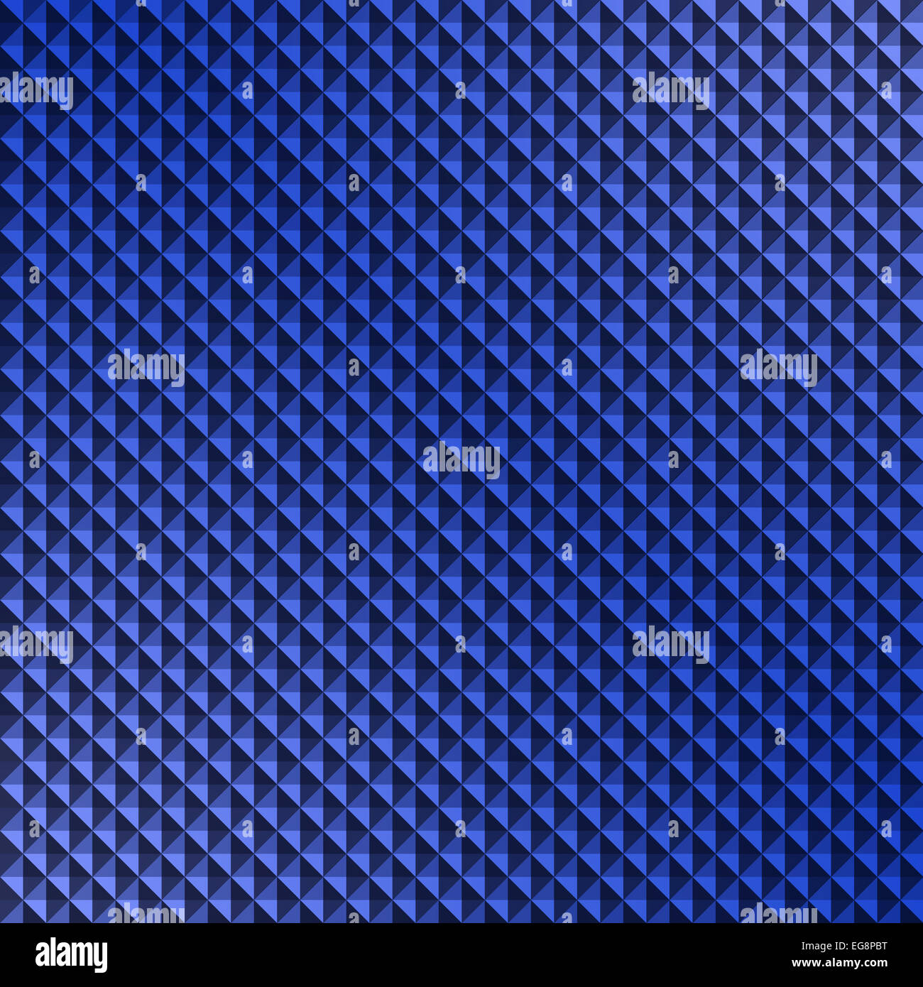 Triangolo di gradiente pattern in sfumature di blu Foto Stock