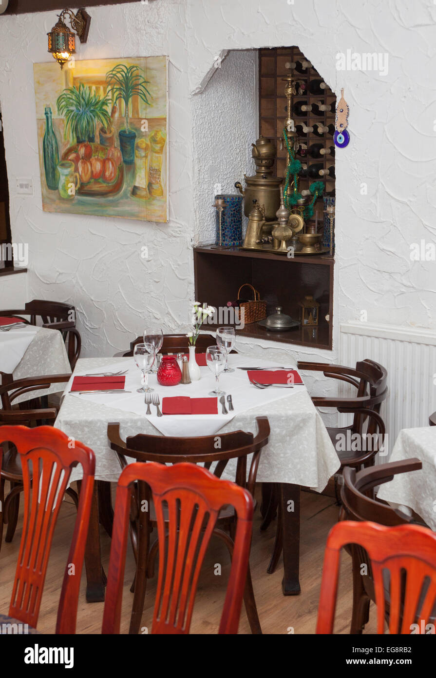 Nargile ristorante turco Skene Terrazza Aberdeen Foto Stock