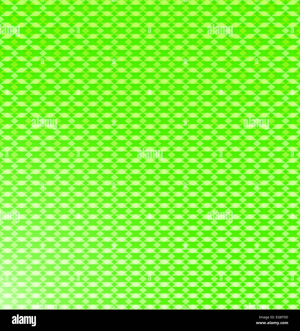 Triangolo di gradiente di configurazione di sfondo in luminoso verde Foto Stock