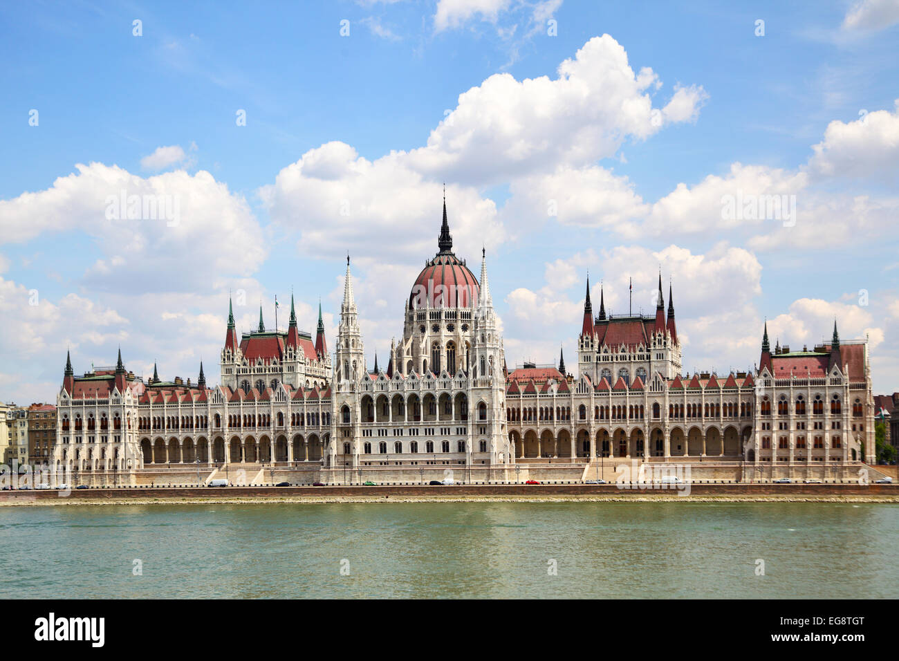 L'edificio del parlamento a Budapest, Ungheria Foto Stock
