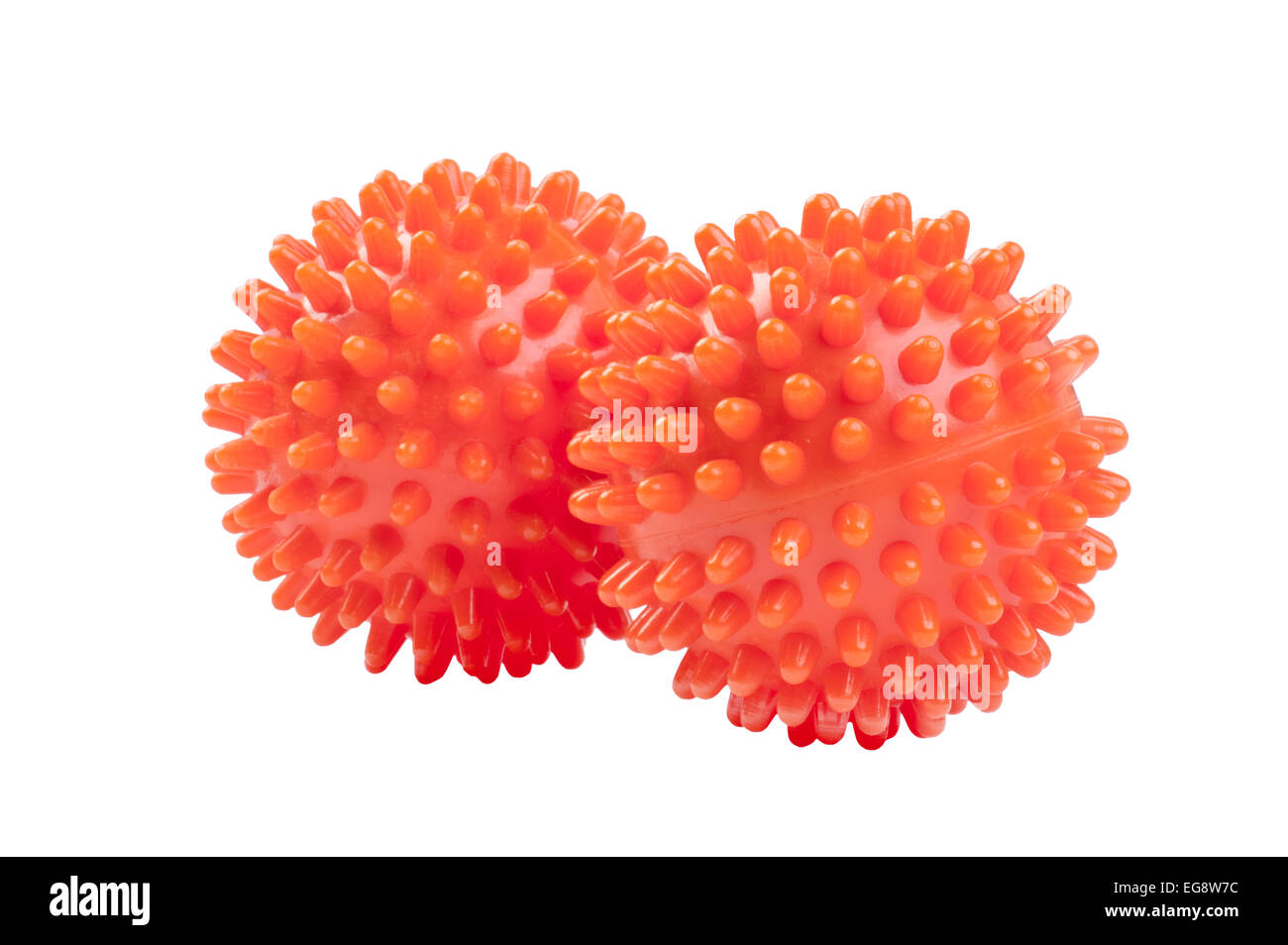 Oggetto isolato su bianco - massaggi a sfera Foto Stock