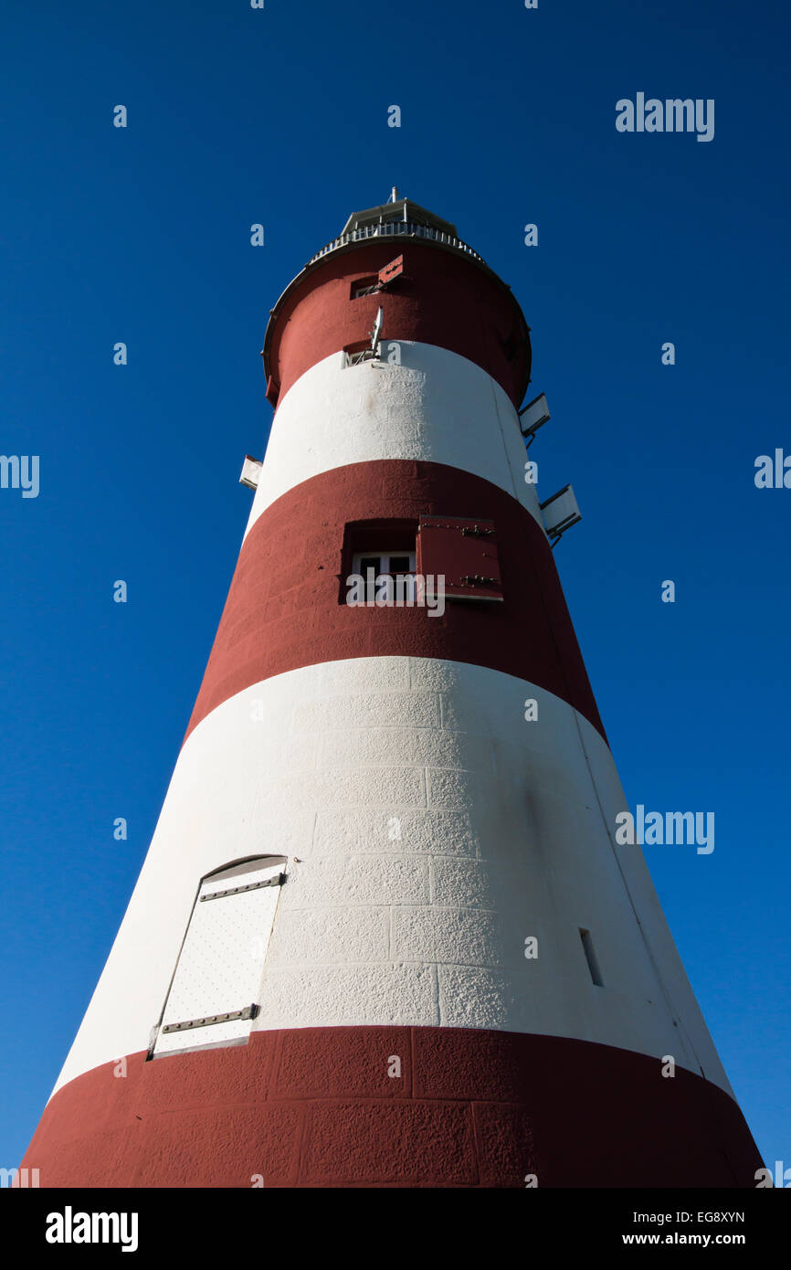 Plymouth Devon England Regno Unito Smeatons Tower faro di Plymouth Hoe Foto Stock