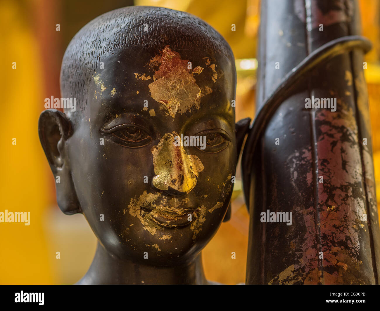 Statue al tempio Doi Suthep in Chiang Mai Thailandia Foto Stock