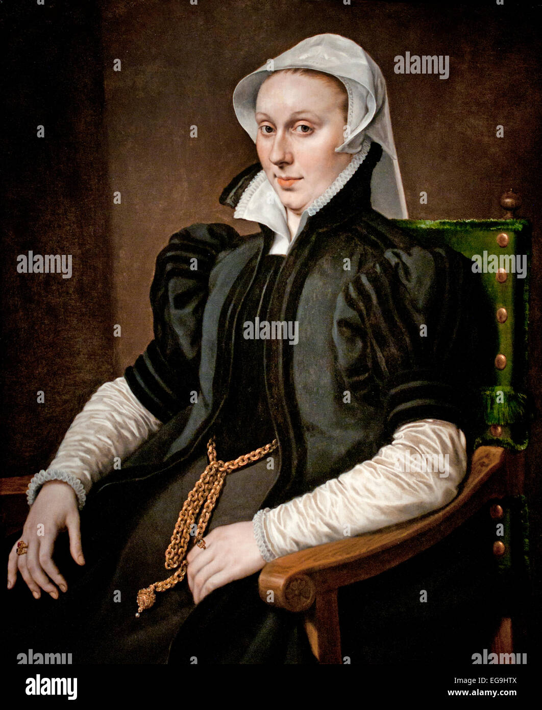 Anne Fernely moglie di Thomas Gresham 1560 Anthonis Mor 1519 - 1576 belga Belgio Foto Stock