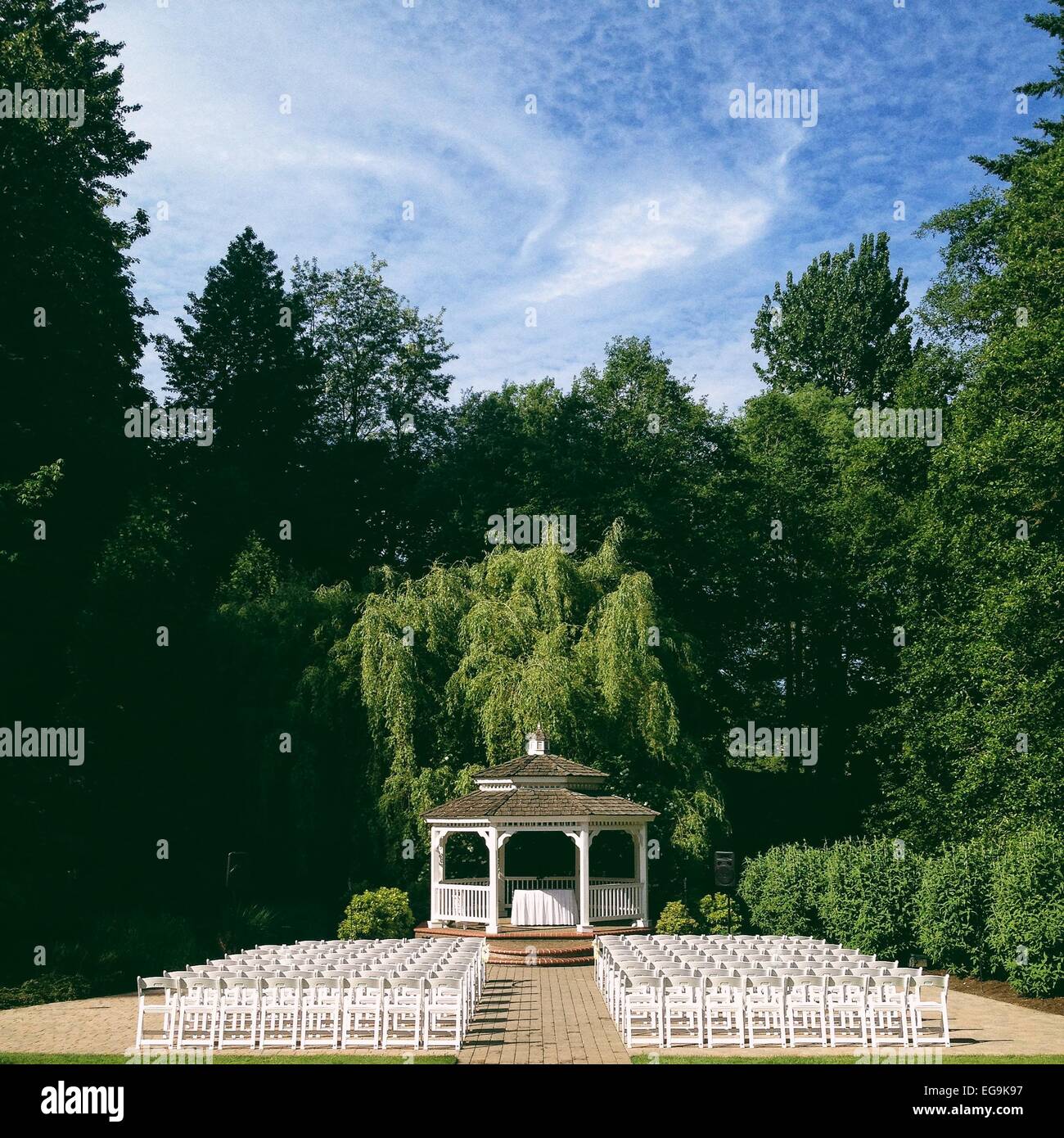 Immacolate outdoor LOCATION MATRIMONIO Foto Stock