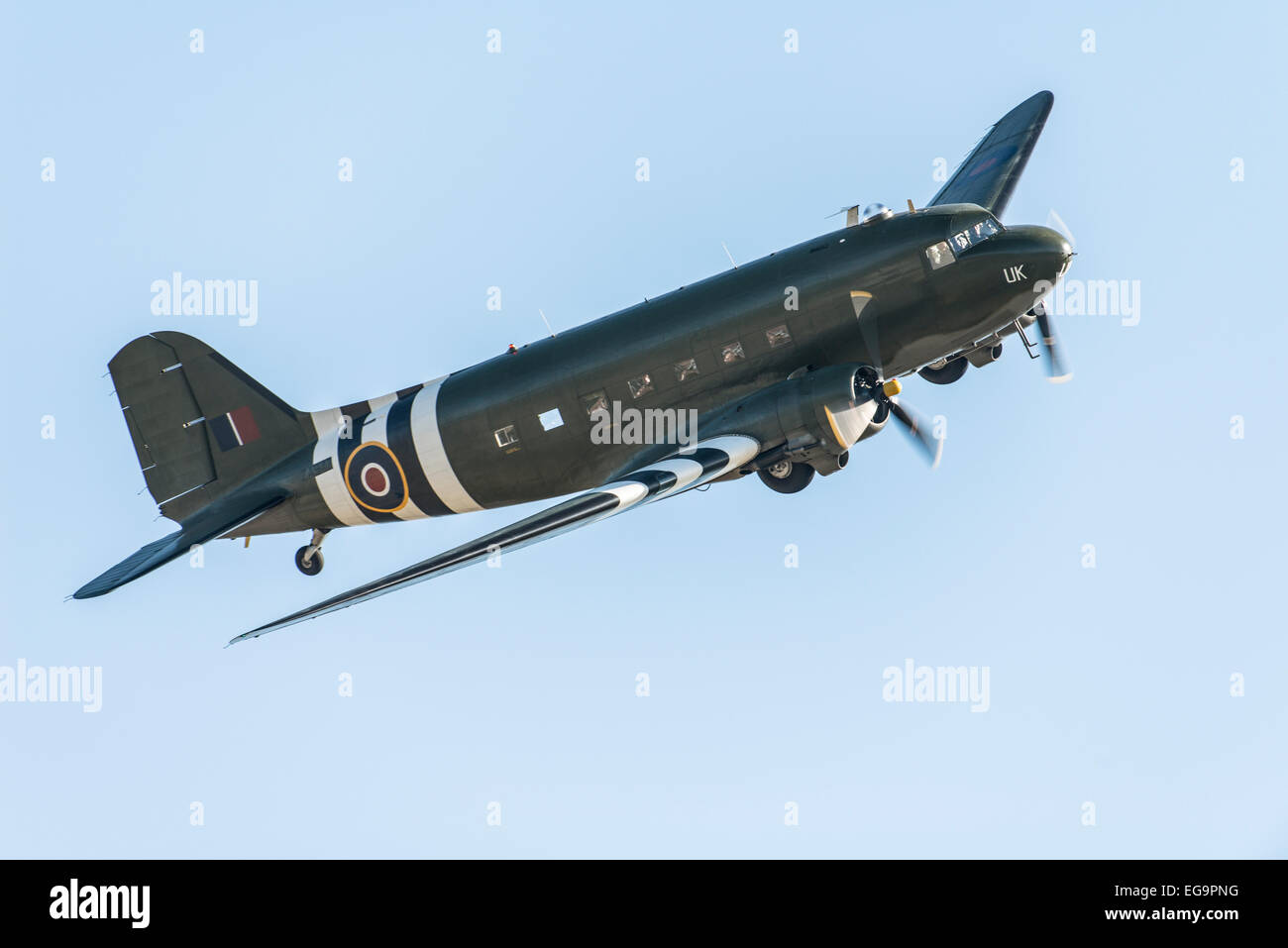BBMF DC3 Dakota Foto Stock