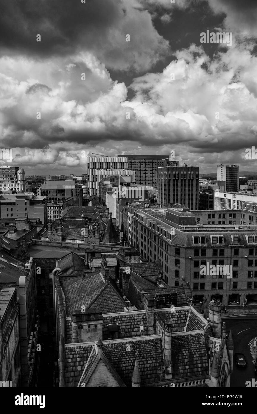 Manchester skyline aprile 2012 Foto Stock