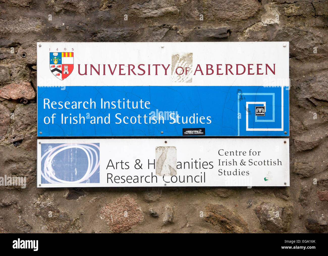 Istituto di ricerca della irlandese e scozzese studio università di Aberdeen Foto Stock