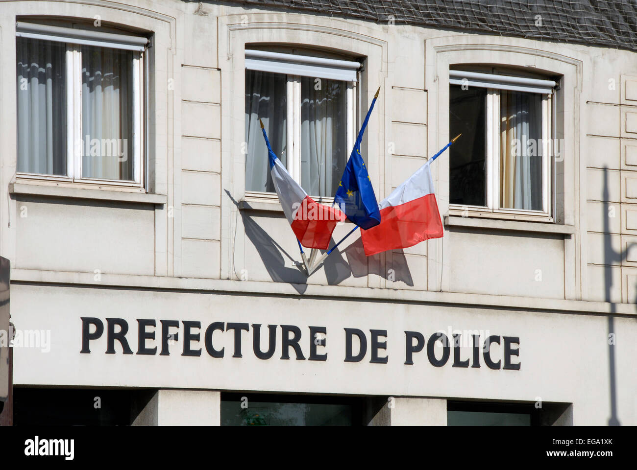 Ufficio di PREFECTURE DE POLICE DI PARIGI, FRANCIA Foto Stock
