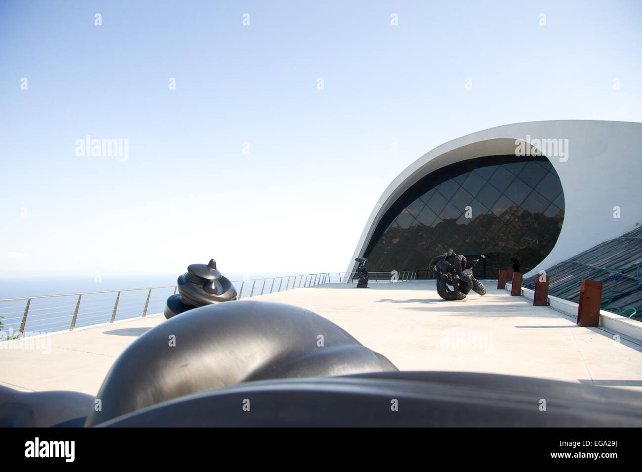 Ravello - Italia- Auditorium Oscar Niemeyer Foto Stock