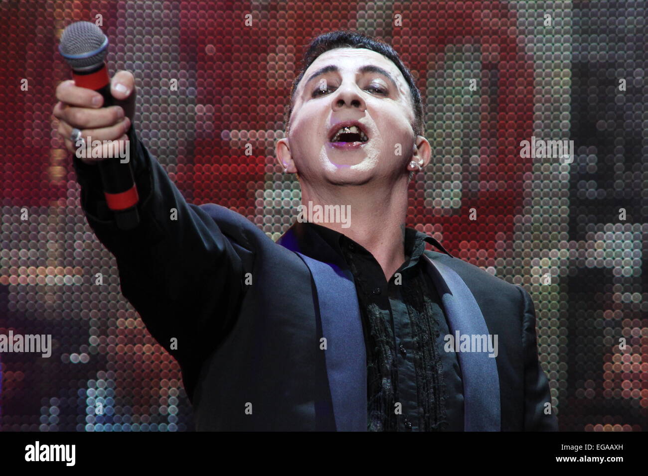 Riavvolgere il Sud 80s Music Festival al tempio isola prati con: Marc Almond dove: Henley on Thames, Regno Unito quando: 16 Ago 2014 Foto Stock